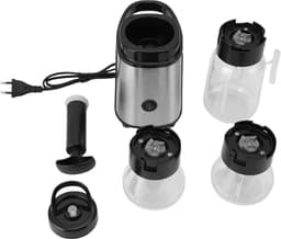 Elektrische Voedselblender - Keukenmachine Sapcentrifuge - Maaltijden Bereiden - 4-in-1 Functionaliteit - 36x20x12 cm - Zwart — thumbnail 4