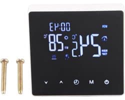 Digitale thermostaat - Temperatuurregelaar - Vloerverwarming regelen - Gebruiksvriendelijk touchscreen - 90-240 V - Wit