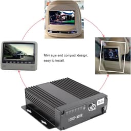 Auto Videorecorder - Dashcam Recorder - Rijden Monitoren - 4 Kanaals HD Opname - Tot 2TB Opslag - Zwart — thumbnail 2