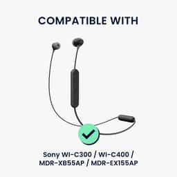 kwmobile 6x cover voor in-ear oortjes geschikt voor Sony WI-C300 / WI-C400 / MDR-XB55AP / MDR-EX155AP - Vervangende oordopjes van siliconen in grijs - 3 maten — thumbnail 4