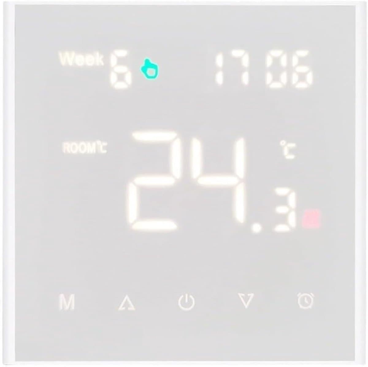 Slimme thermostaat - Wifi regelaar - Energie besparen - App en stem bediening - 11 x 10 x 65 cm — afbeelding 1