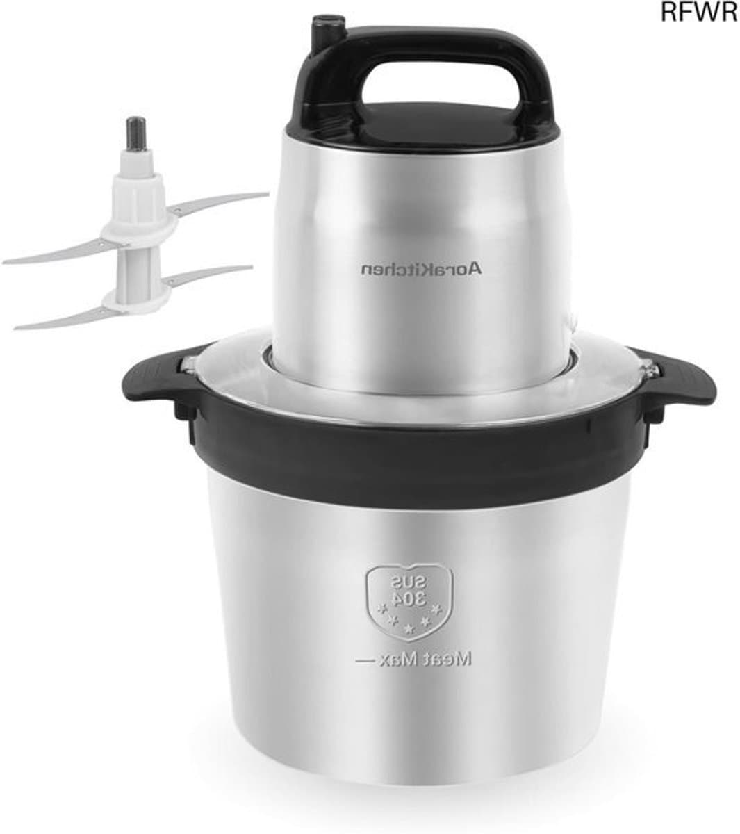 RFWR® Elektrische Hakmolen 5 Liter met 2000W Vermogen en 2 Snelheden — afbeelding 1