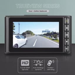 Volkano Trueview Series Dashcam Voor en Achter Camera - Full HD 1080p - Parkeerbeveiliging - Zwart — thumbnail 5