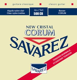 snarenset klassieke gitaar - 500-CR - New Cristal trebles silverwound Corum normal tension — thumbnail 1