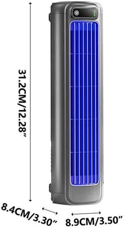 House Of Atelier - Wandventilator - Wandkoeler - Electrische Ventilator voor Thuis, Keuken en Badkamer - Energiezuinig - Grijs — thumbnail 1
