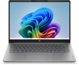 HP OmniBook 3 14-hz0710ndx - Copilot+ Laptop - 14 inch - Snapdragon X - 8GB/512GB - QWERTY - 2K OLED - Studenten laptop — thumbnail 1