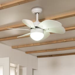 Fantiluxe - Orejo - Plafondventilator met verlichting - Wit - Ø81cm - Afstandsbediening - Met lamp - Plafond ventilator - Slaapkamer — thumbnail 3