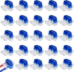 SnelShoppen - 25 Stuks Robotic Grasmaaier Kabels | Waterdichte Klemmen voor Grensdraad, Geschikt voor Automowers en Reparatieset — thumbnail 1