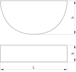 SnelShoppen - 4 x Aansluitingsstangen voor Passiefveren, Stalen Half Maan Sleutels, 5x9x22mm voor Tractor, Grasmaaier, Motor, Scooter, Moped — thumbnail 1
