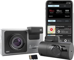 SnelShoppen - Dashcam met Achtercamera, 4K Resolutie, Alexa, 3 Camera's, Realtime Waarschuwingen, Heads-Up Navigatie - SC400D EU — thumbnail 1