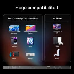 Portable Monitor 16.1 inch Gaming Monitor 144Hz FHD Scherm met HDR IPS Display USB-C en HDMI voor Laptop PC PS5 en Xbox — thumbnail 4
