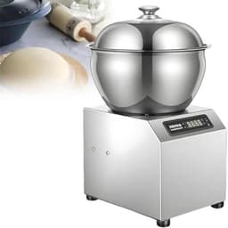 Commerciële Deegmixer - Bloem Mengmachine - Brood en Pizza Deeg - Dubbele Rotatie - 5KG - Zilver — thumbnail 1