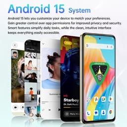 OUKITEL C65 smarttelefoon – 6,7 inch – Android 15, 16 GB werkgeheugen / 128 GB opslag, 5150mAh accu, 50MP camera, simlockvrij — thumbnail 3