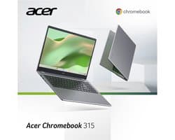 Acer Chromebook 315 CB315-6HT-C0QN - 15 inch Touchscreen - 8GB - 128GB - Zilver