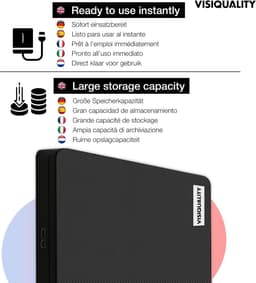 Externe harde schijf 1.5TB - USB 3.0 - Plug&Play - Ideaal voor opslag van bestanden - ShopVlot — thumbnail 3