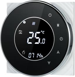 Room thermostat - wifi rond LCD touchscreen - programmeerbaar - voor gasboiler verwarming - ShopVlot — thumbnail 1