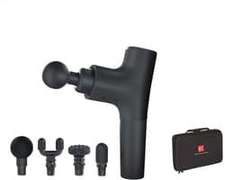 Massage gun - met verwisselbare siliconen accessoires - LED display - voor spierontspanning - ShopVlot