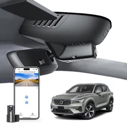 SnelShoppen - 4K+1080P Dashcam Auto Voorzijde en Achterzijde, OEM Uiterlijk, Speciaal Voor Volvo XC40 2023-2026 en XC40 Recharge 2021-2024, G-Sensor, — thumbnail 1