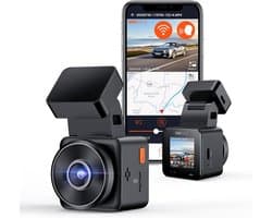 Dashcam 1080P – Mini Autocamera – WiFi & GPS – HDR Nachtzicht – 24U Parkeerbewaking – 160° Groothoek