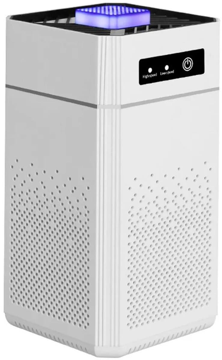 Luchtreiniger met negatieve ionensterilisatie en formaldehydefilter, draagbaar, slim, stil en met USB-ontgeuringsfunctie. — afbeelding 1