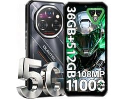 OUKITEL WP62 5G Rugged Smartphone-11000mAh-32GB RAM-512GB ROM-108MP-Android 15-IP68/IP69K-OTG