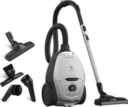 Stofzuiger met zak - Cilinderstofzuiger - Efficiënt schoonmaken - Extra stil 57 dB - 35 Liter inhoud - Grijs — thumbnail 1