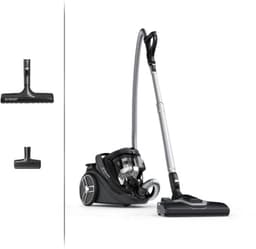 Cilinder Stofzuiger - Zakloze Stofzuiger - Grondig Huis Reinigen - Extra Stil 59 dB - 2.5 Liter - Zwart — thumbnail 1