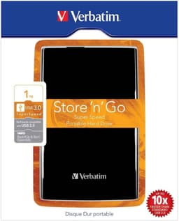 Externe Harde Schijf - Draagbare Opslag - Bestanden Opslaan - Plug and Play - 1TB - Zwart — thumbnail 2