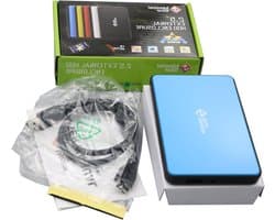 Externe Harde Schijf - Draagbare Opslag - Bestanden Opslaan - Super-Speed USB 3.0 - 320GB Blauw - Blauw