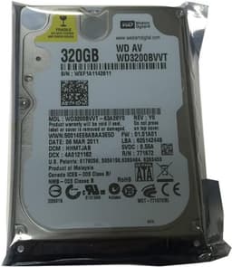 Interne Harde Schijf - Opslagmedium - Data Opslag - Draagbaar Ontwerp - 320GB Capaciteit - Zilver — thumbnail 2