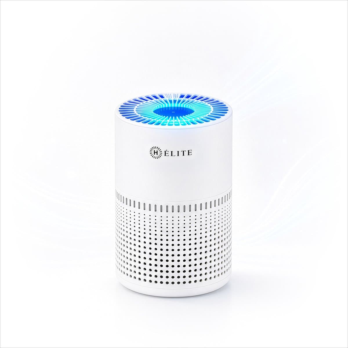H Élite Luchtreiniger Wit - luchtbevochtiger - air purifier - luchtreiniger slaapkamer - luchtreiniger huisdieren - luchtbevochtiger draadloos — afbeelding 1