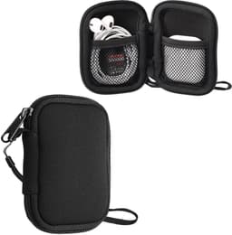 kwmobile hoesje voor draadloze oordopjes - Compatibel met in-ear Headphones - 6 x 9 cm - Beschermhoesje van neopreen — thumbnail 1