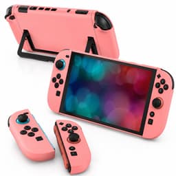 Sounix Hoesje geschikt voor Nintendo Switch 2 - Bescherm Hoesje - Kras- en stootbestendig - Roze Hoesje — thumbnail 1