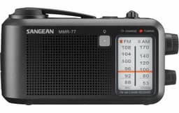 Sangean MMR-77 Noodradio AM/FM - Met dynamo - Spatwaterbestendig - Zaklamp - Oplaadbaar - Zwart — thumbnail 1
