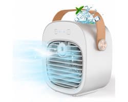 Sander Shop Mobiele Airconditioner, Draagbare Luchtkoeler met watertank, Verdampingskoelventilator, Airconditioner Zonder Afvoerslang, Persoonlijke Koelventilator voor Kamers & op de Camping