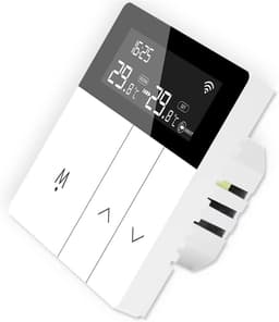 Intelligente Thermostaat - Digitale Regelaar - Vloerverwarming Instellen - Met Externe Sensor - 16A - Wit — thumbnail 1