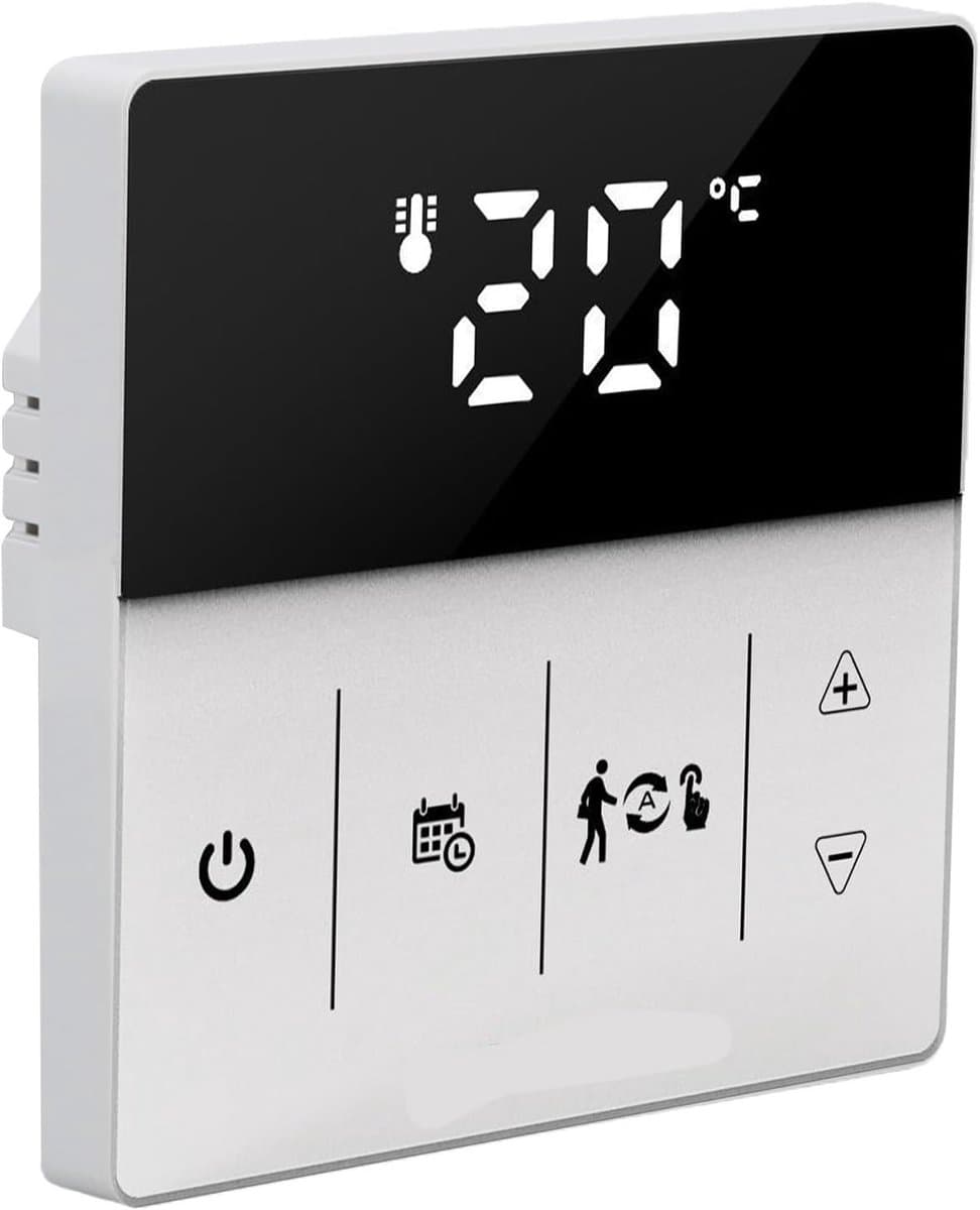 Slimme Thermostaat - WIFI Thermostaat - Energie Besparen - App en Stem Bediening - 8.5 x 8.5 x 4.5 cm — afbeelding 1