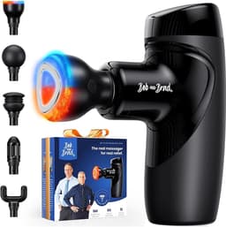 Massage Gun met Warmte – Draadloos Massagepistool – Stil – USB-C Oplaadbaar – 4 Opzetstukken – 9 mm Massagekracht — thumbnail 1