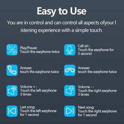 AI Translator Oordopjes Ruisonderdrukkende Headset | AI Vertaling Oordopjes Draadloze Real Time Taal Vertaler Muziek Over-Ear Voor Reizen Zakelijk, 144 Talen - blauw — thumbnail 3