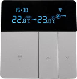Digitale Thermostaat - Programmeerbare Regelaar - Verwarming Regelen - Helder LCD-display - AC 90-240V 16A - Wit — thumbnail 4