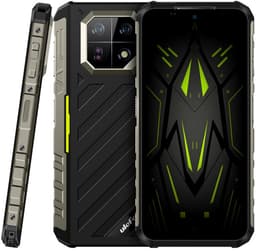 Rugged Smartphone Ulefone Armor 22 4G G96 8GB 256GB 6600-33W A13, Night, Slim, Black w Green — thumbnail 1