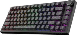 Ajazz AK820 – Mechanisch Toetsenbord 75% – Bedraad USB-C Gaming Keyboard – Hot Swap – Compact QWERTY – 82 Keys – Contourlijn zwart — thumbnail 5