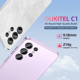 OUKITEL C1 smartphone 4G-6,52 inch HD-16GB RAM-128GB opslag-5150mAh batterij-Android 15 — thumbnail 4