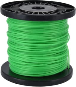 SnelShoppen - 2mm Grastrimmerdraad - Vierkante Trimmerlijn op Spoel - Tuinaccessoires voor Grasmaaier - 100m Groen — thumbnail 1