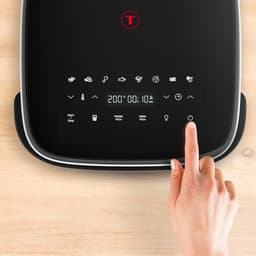 Heteluchtfriteuse XL - Airfryer Groot - Snelle Maaltijden - Extra Crisp Technologie - 1 kg Capaciteit - Zwart — thumbnail 3