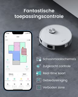 Lefant M1 Robot Vacuum Cleaner, dToF Laser Navigation ,5500Pa Suction — thumbnail 4