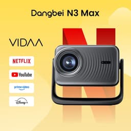 SnelShoppen - 4K Beamer Projector met Stand, Smart 1080P Full HD, 1000 ANSI Lumens, Draagbare Home Projector, Geschikt voor Netflix, WiFi5 Bluetooth, — thumbnail 3
