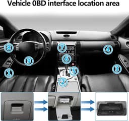 SnelShoppen - OBD2 Power Kabel voor Dashcam, Mini USB OBD2 Aansluiting Hardwired Oplader met Schakelaar - 3.5m 24 Uur Bewaking — thumbnail 4