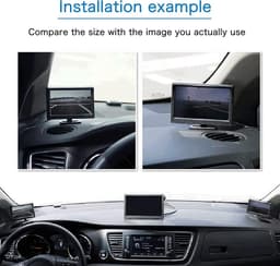 SnelShoppen - 5 Inch LCD Achteruitkijkcamera Monitor met Twee AV Modus, Duidelijk Beeld, Geschikt voor Auto, Vrachtwagen, Duurzaam, 720x272 Resolutie — thumbnail 4