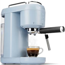 Vankel Halfautomatische Espressomachine - 20 Bar Hogedruk Extractie - 1400W Pistonmachine - 1L Waterreservoir - Met Stoompijpje voor Melkschuim - Koffiemachine voor Thuisgebruik - Blauw — thumbnail 1